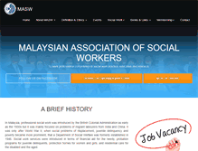 Tablet Screenshot of masw.org.my